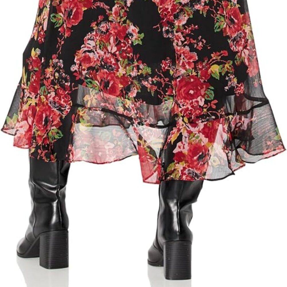 London Times Size 12 Faux Wrap Dress - Picture 14 of 16